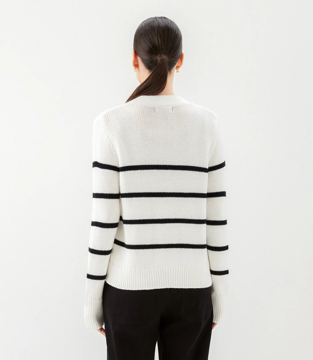 Stripe Cardigan Sweater - Image 7