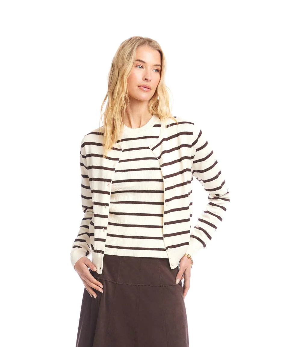 Stripe Cardigan Sweater - Image 4