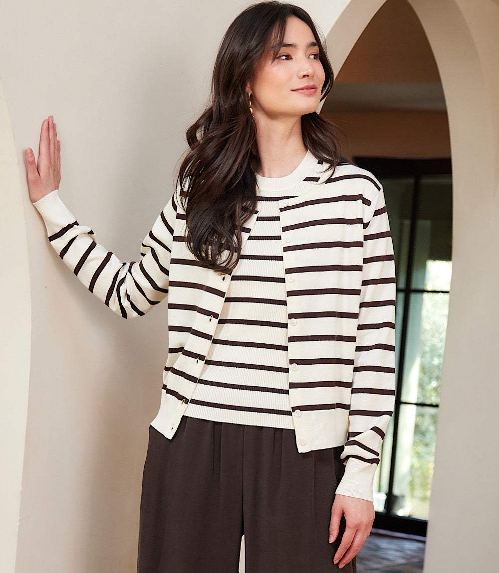 Stripe Cardigan Sweater - Image 8