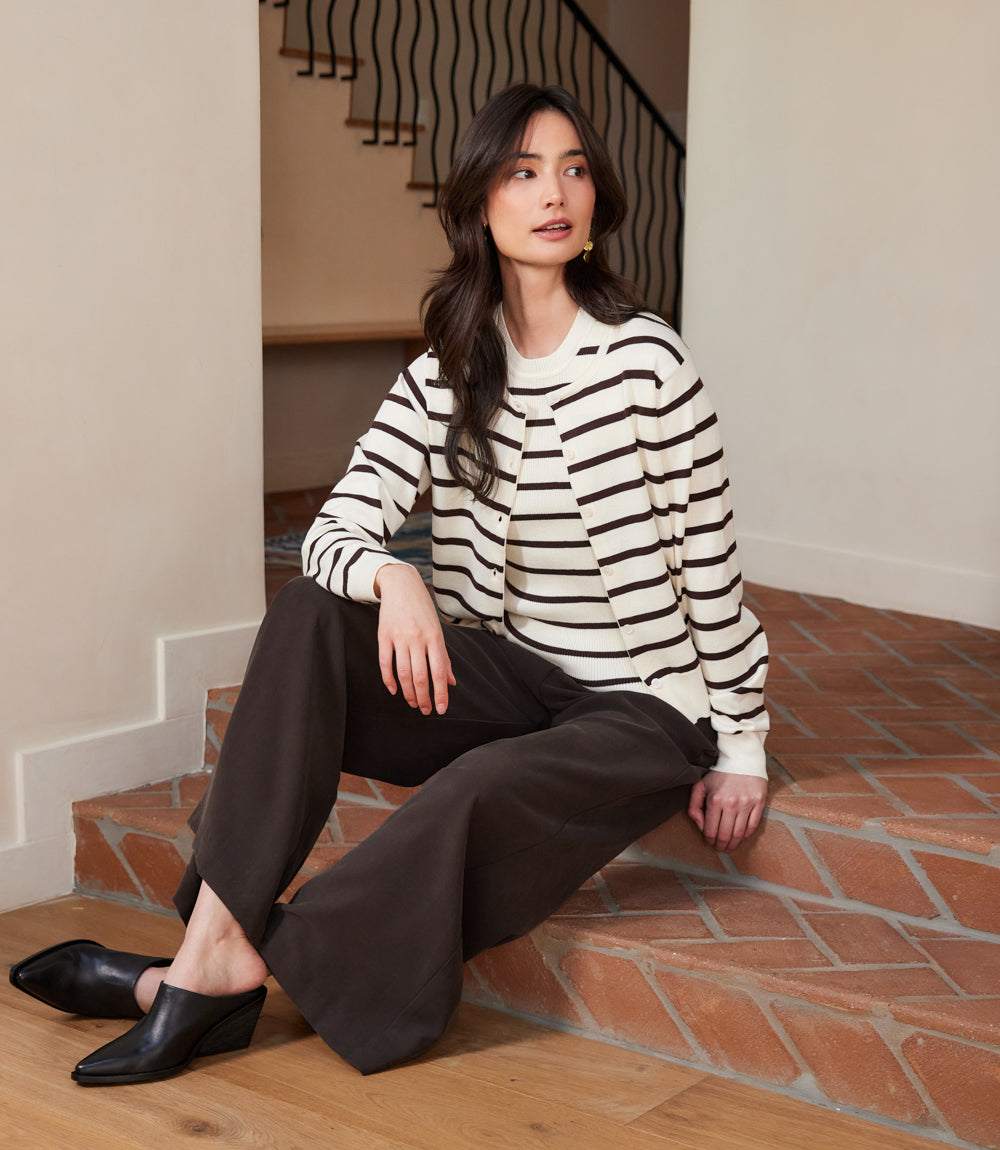 Stripe Cardigan Sweater - Image 9