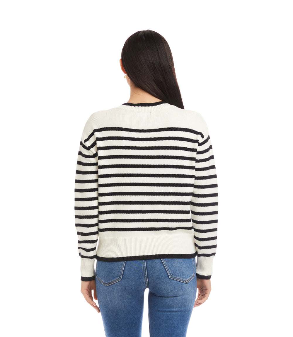 Stripe Cardigan Sweater - Image 4