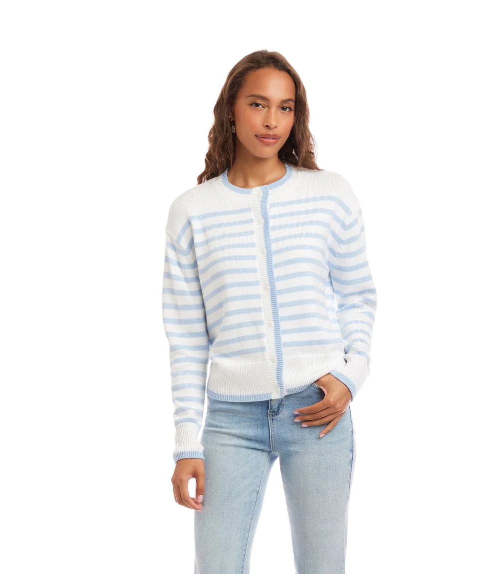 Stripe Cardigan Sweater - Image 3