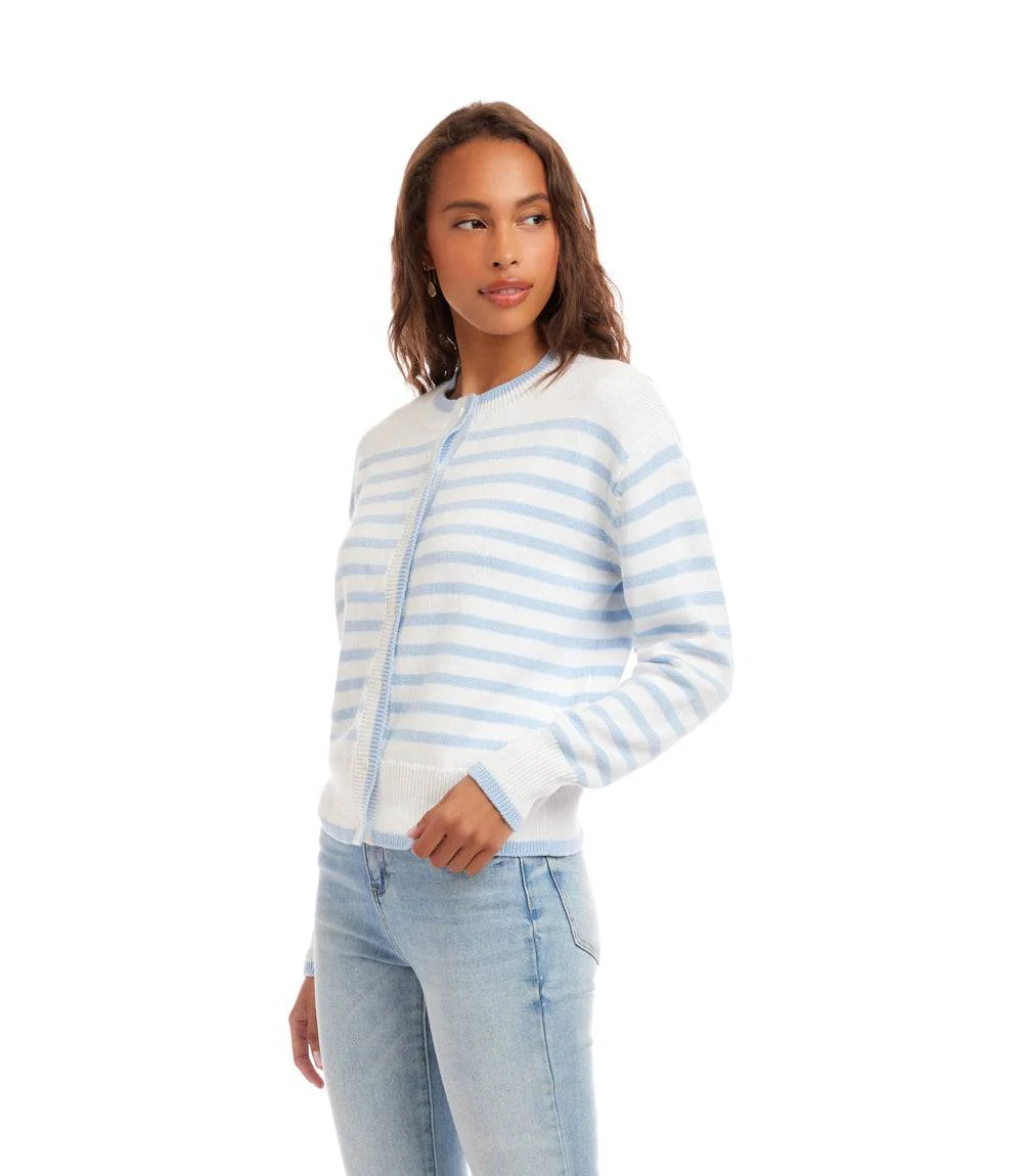 Stripe Cardigan Sweater - Image 4