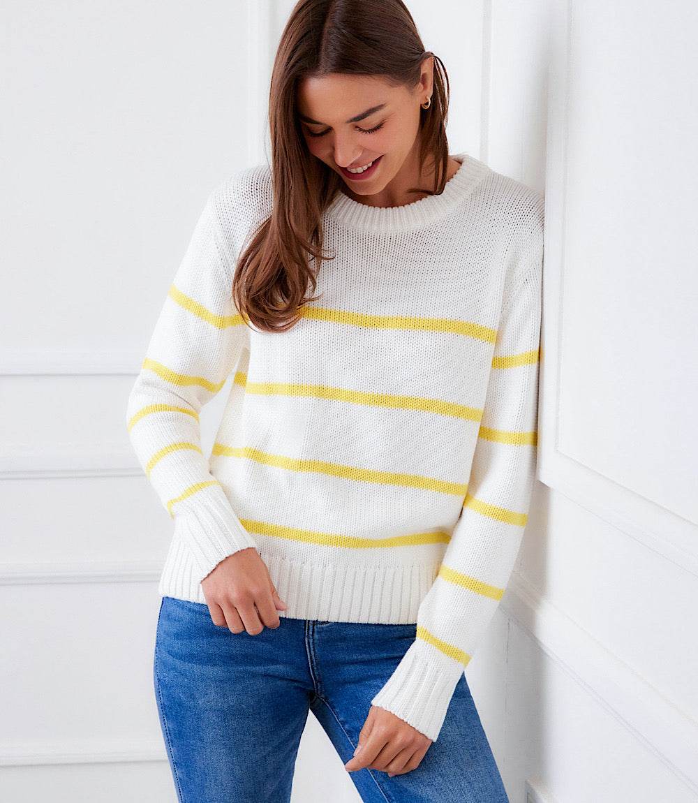 Stripe Crewneck Sweater - Image 2