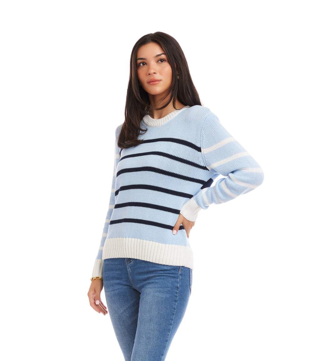 Stripe Crewneck Sweater - Image 3