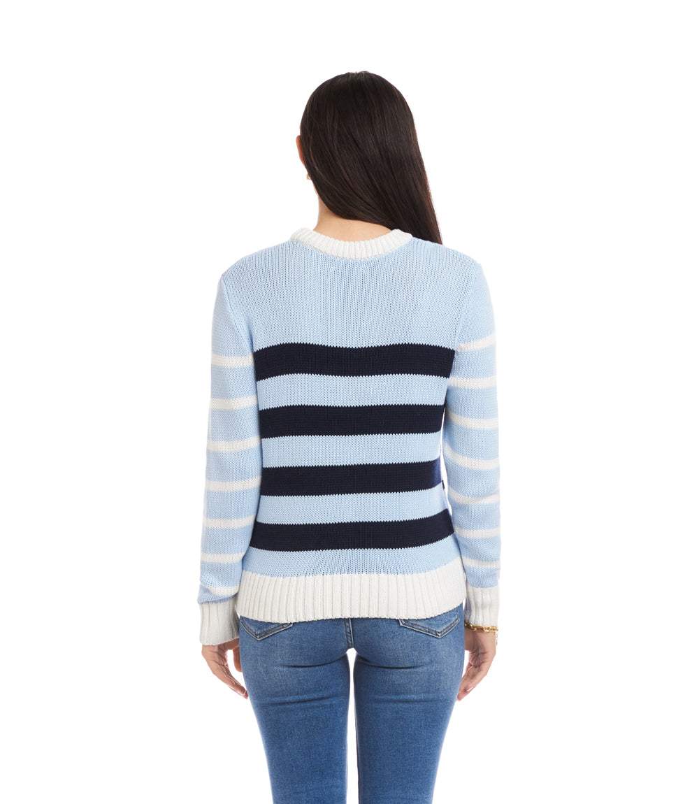Stripe Crewneck Sweater - Image 4
