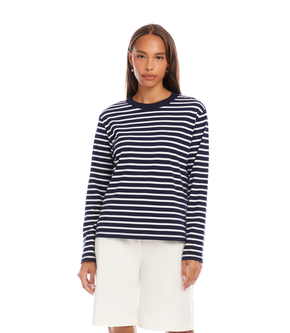 Stripe Long Sleeve Top - Image 4