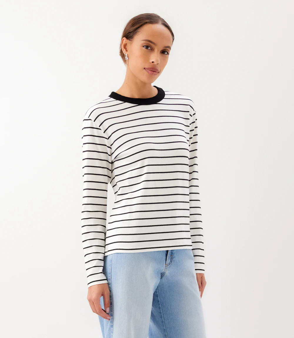 Stripe Long Sleeve Top - Image 4