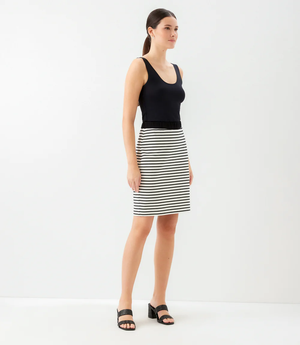Stripe Short Skirt - Image 4