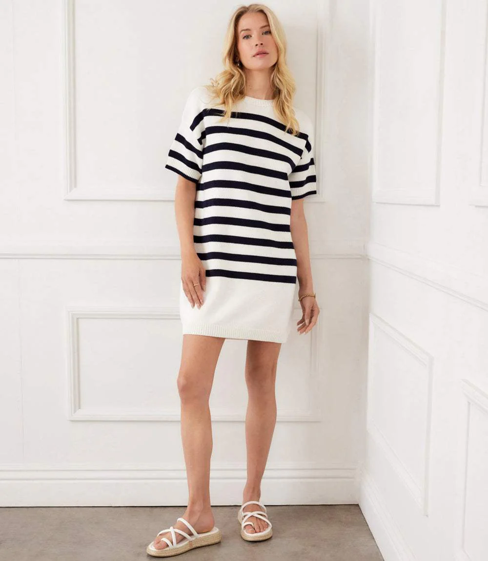 Stripe Sweater Dress - Image 8