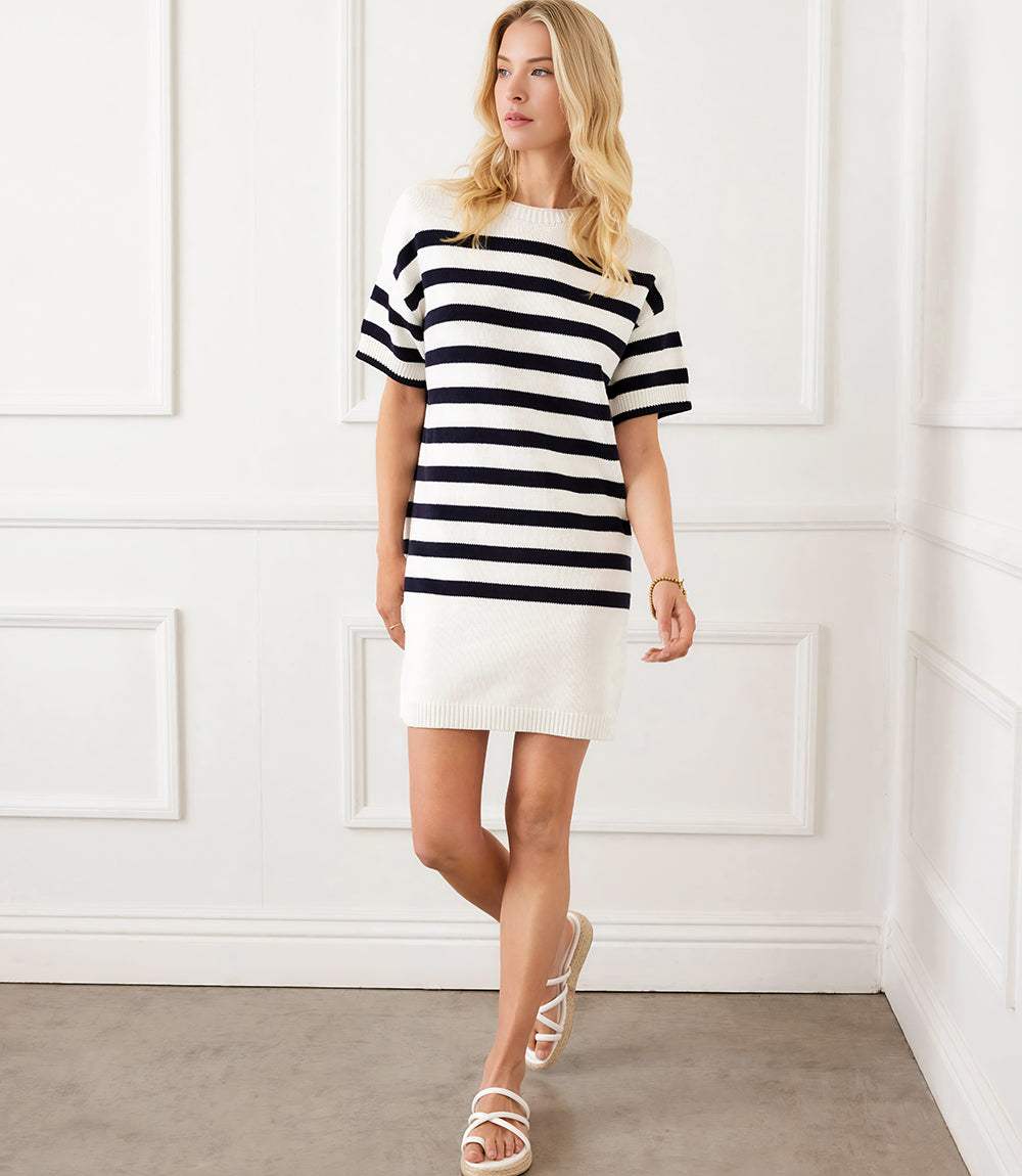 Stripe Sweater Dress - Image 9