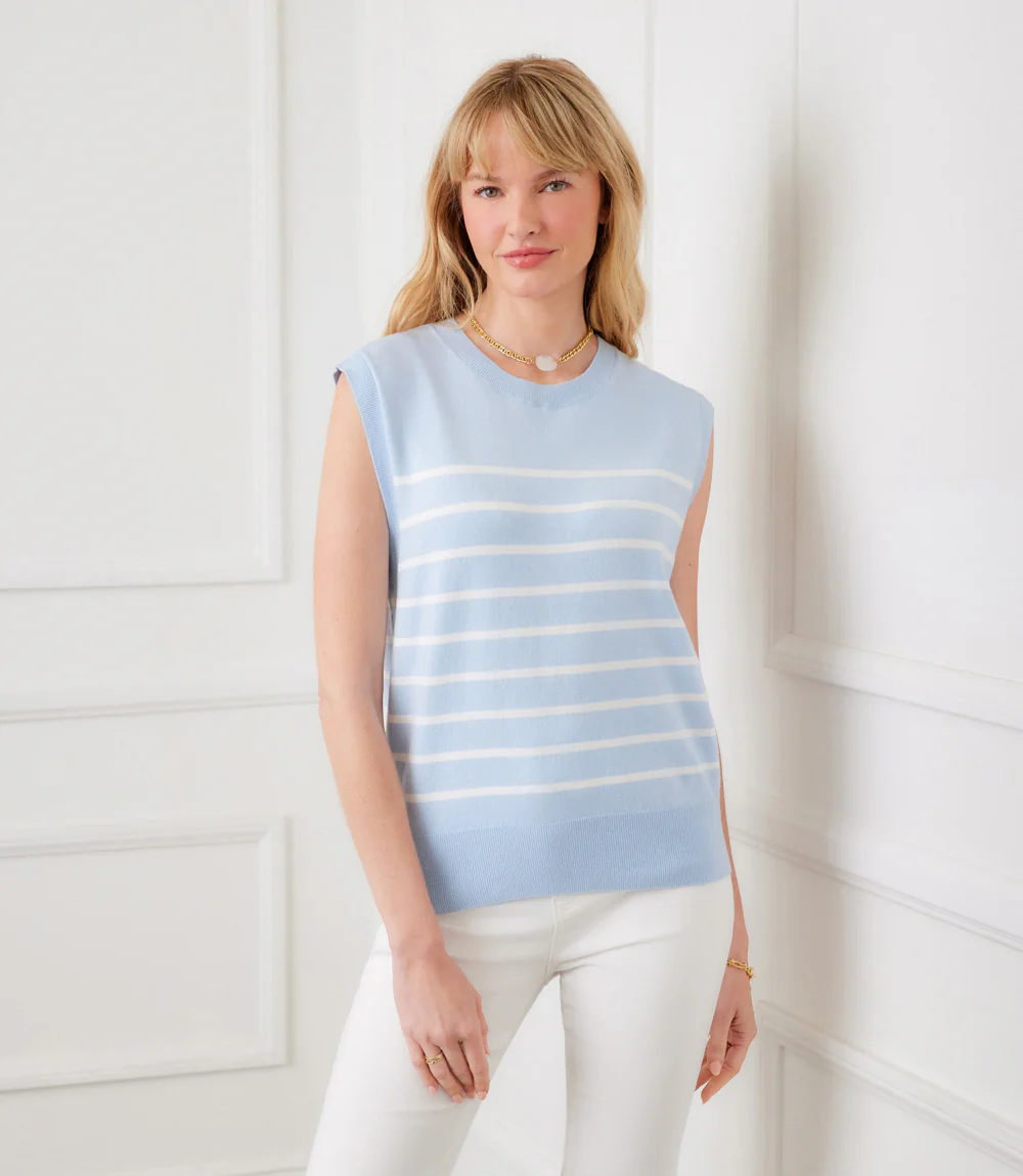 Stripe Sweater Tank - Image 2