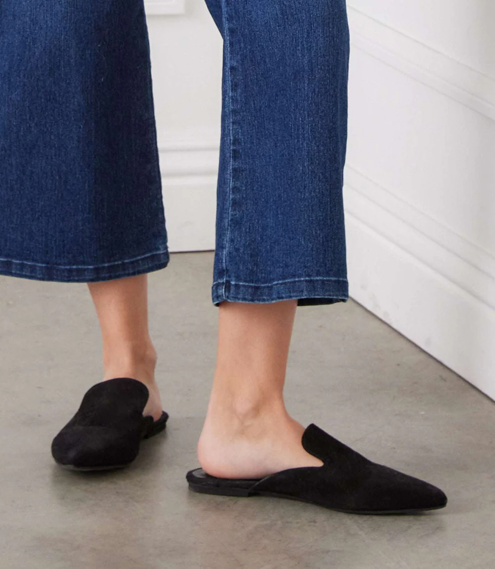Suede Leather Mules - Image 3
