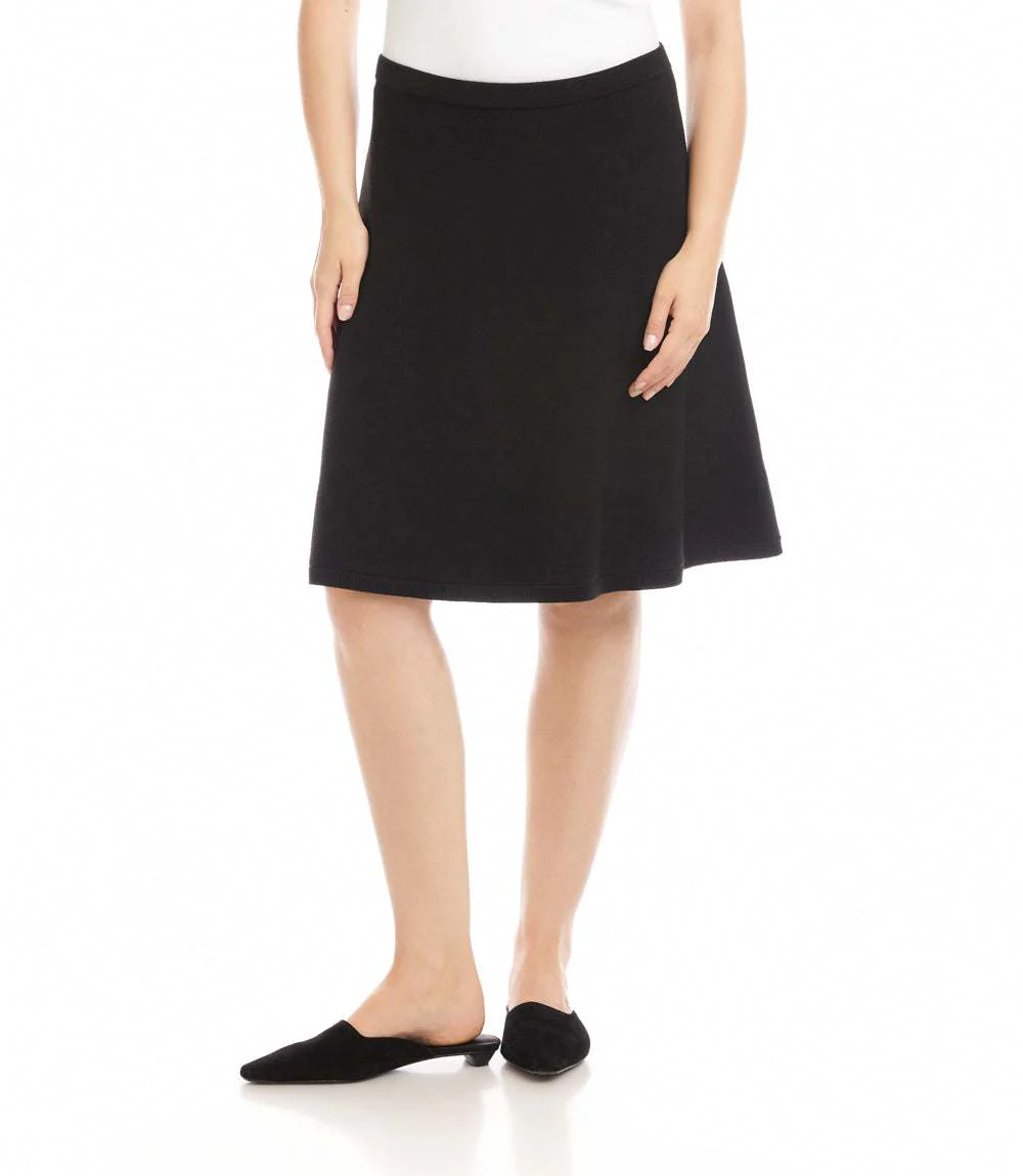 Sweater Knit A-Line Skirt - Image 4