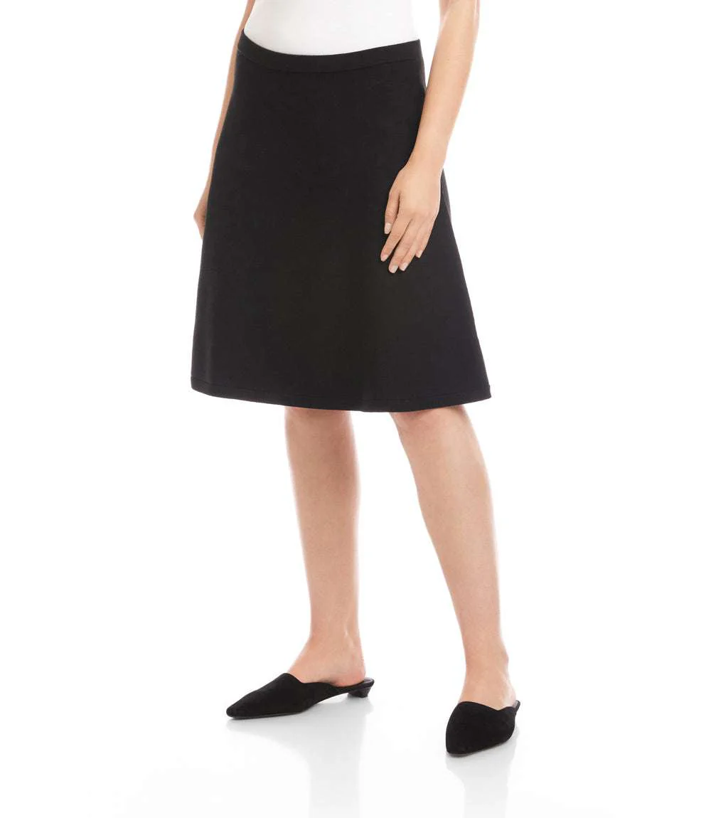 Sweater Knit A-Line Skirt - Image 5