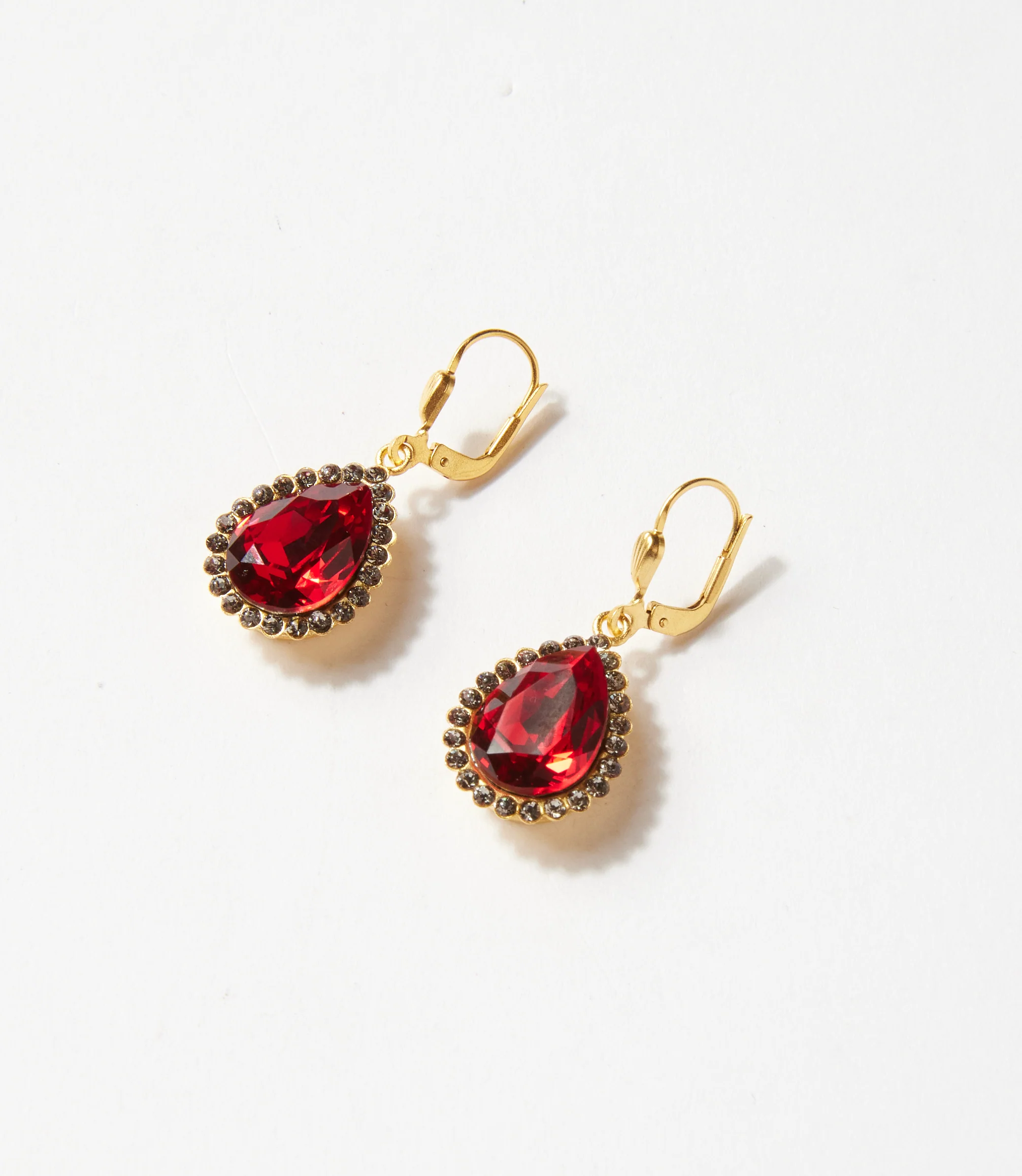 Teardrop Crystal Earrings - Image 5