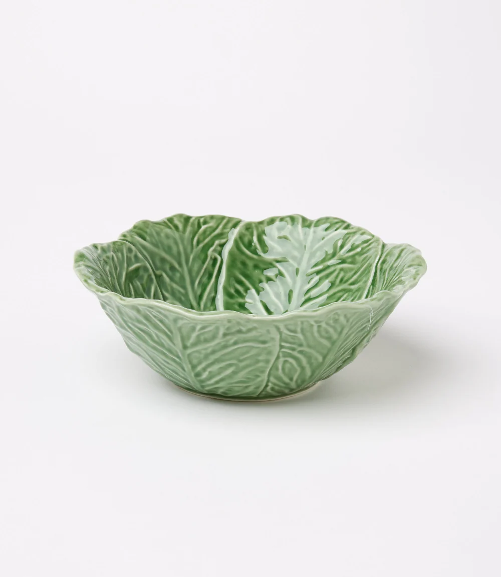 Textured Leaf Ceramic Bowl - Image 4