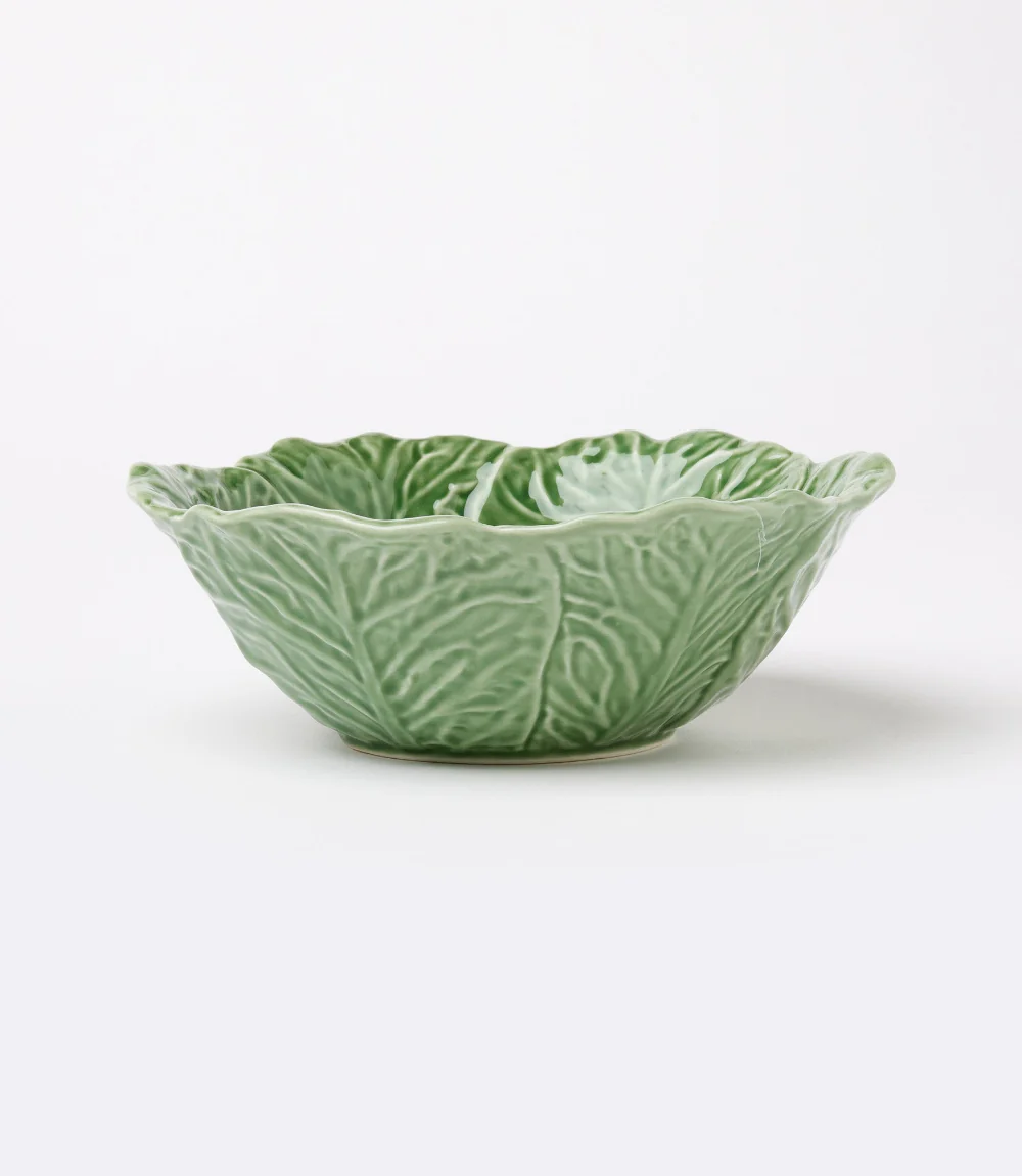 Textured Leaf Ceramic Bowl - Image 6