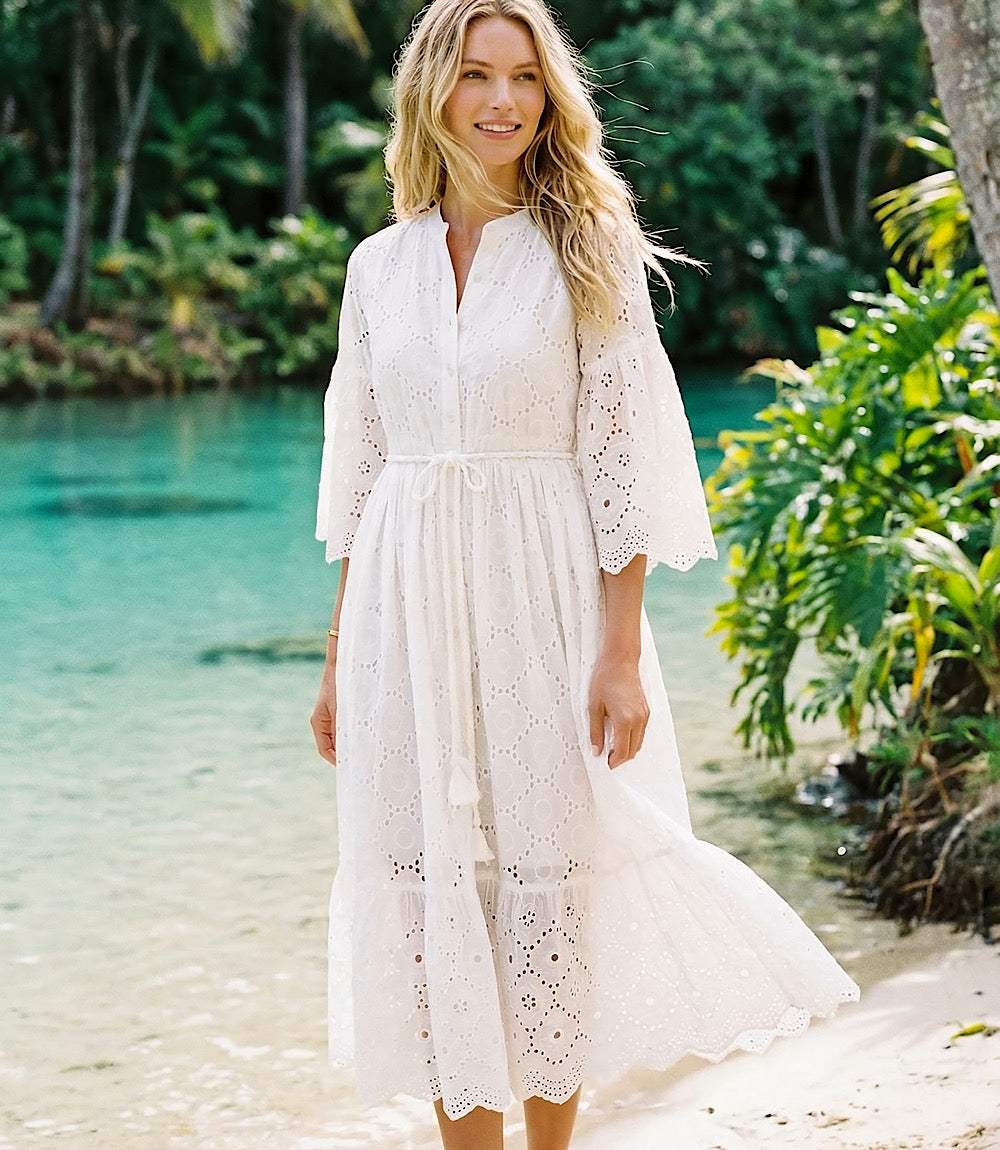 Tiered Midi Dress - Image 3