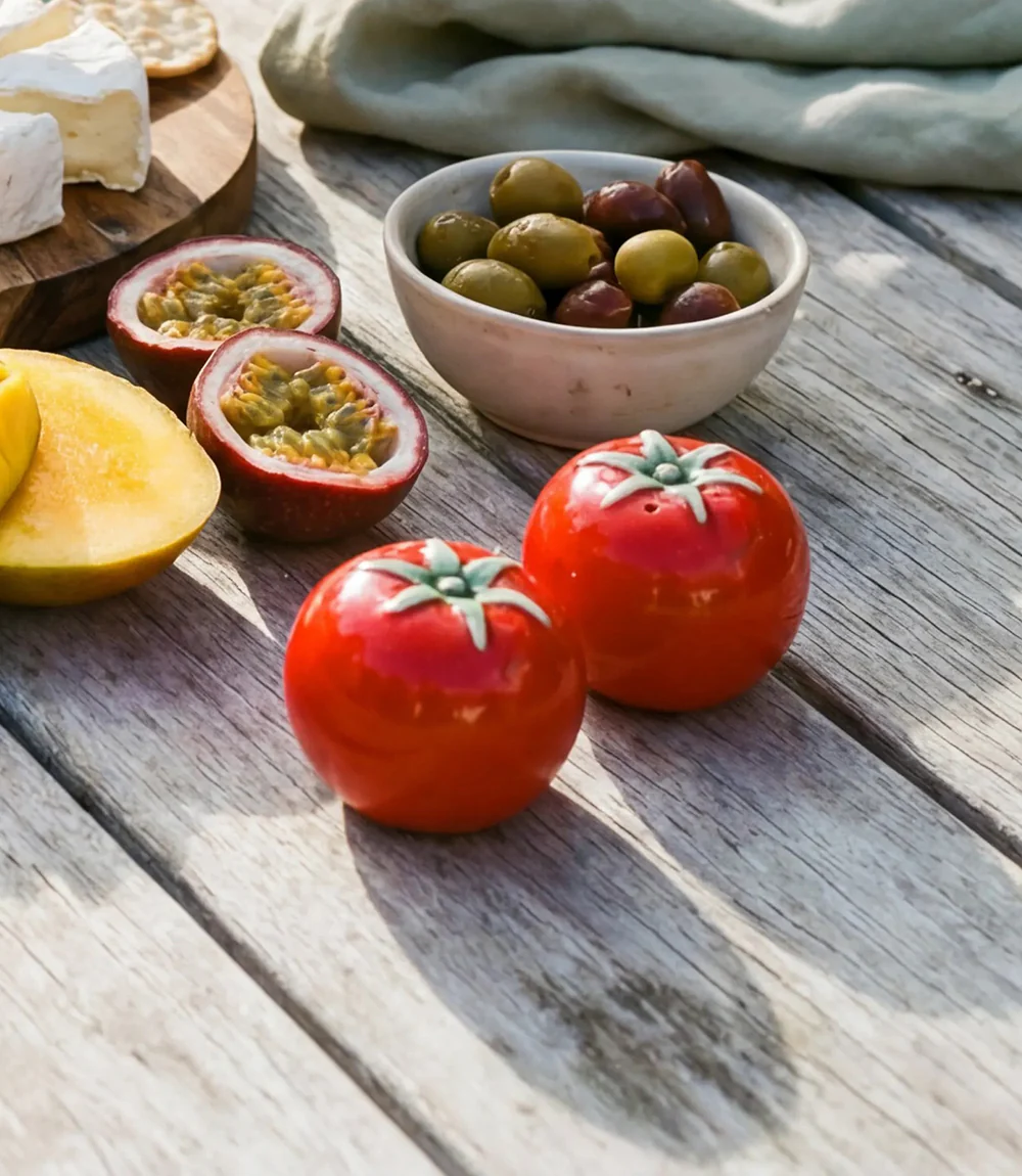 Tomato Salt And Pepper Shaker Set - Image 3
