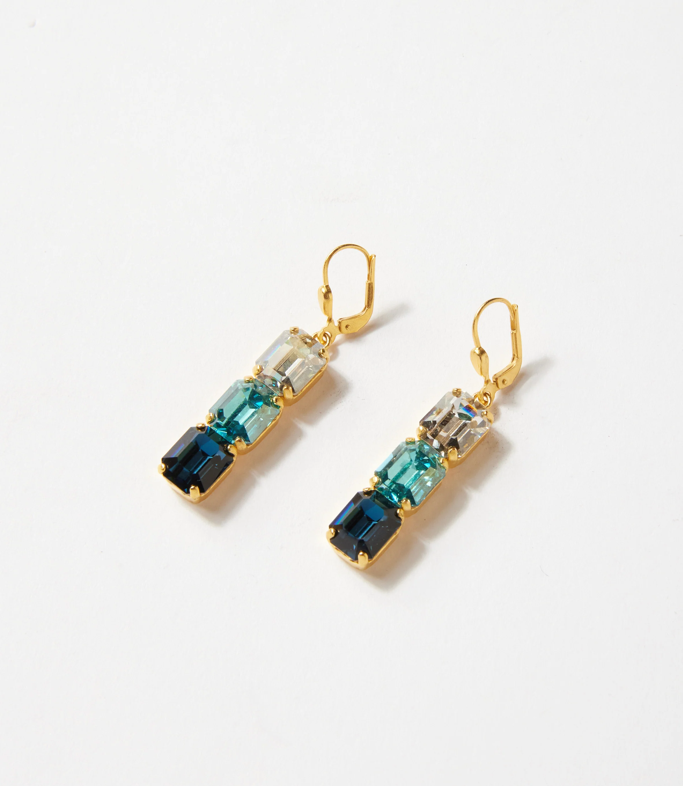 Triple Crystal Earrings - Image 3