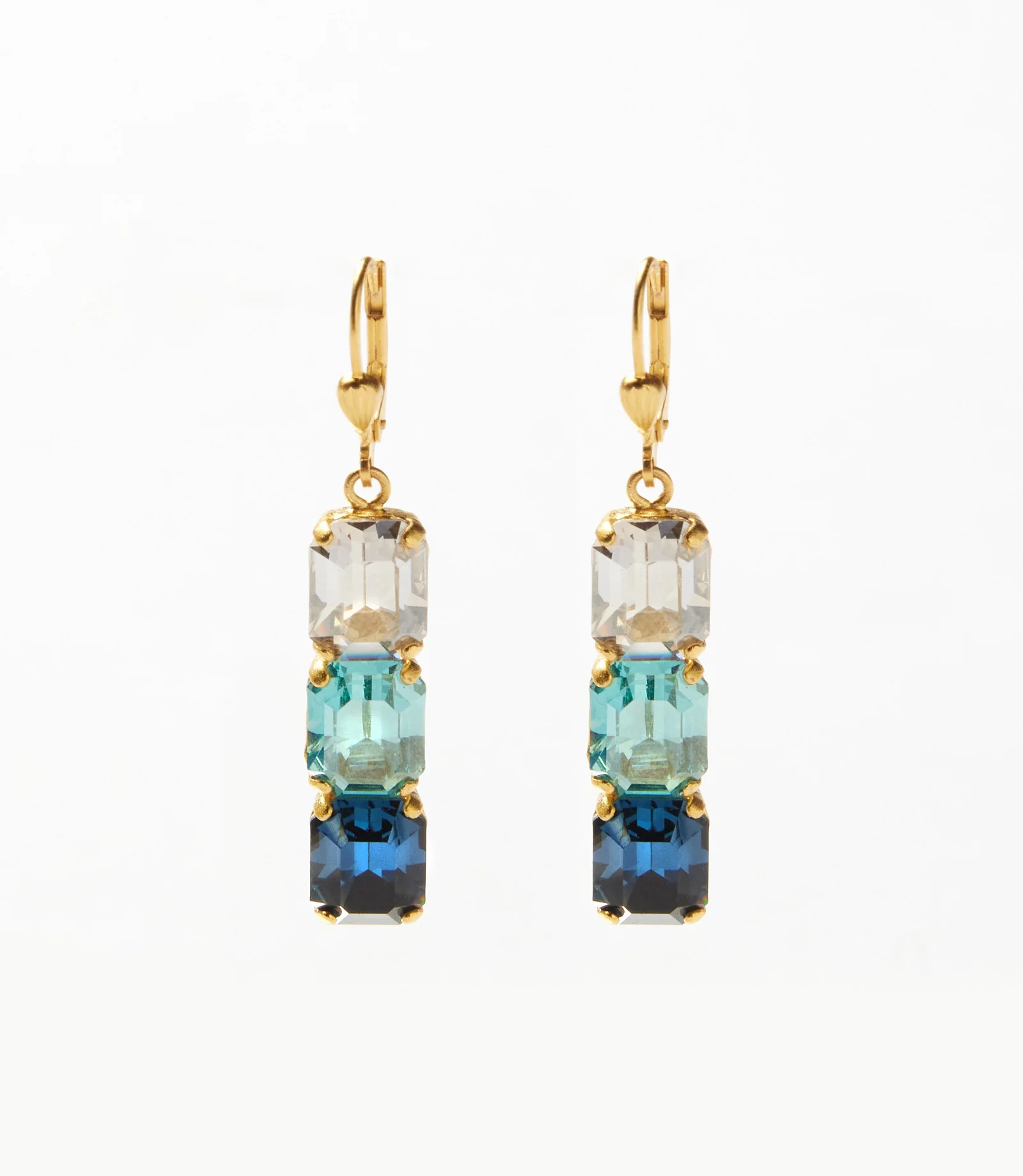 Triple Crystal Earrings - Image 4