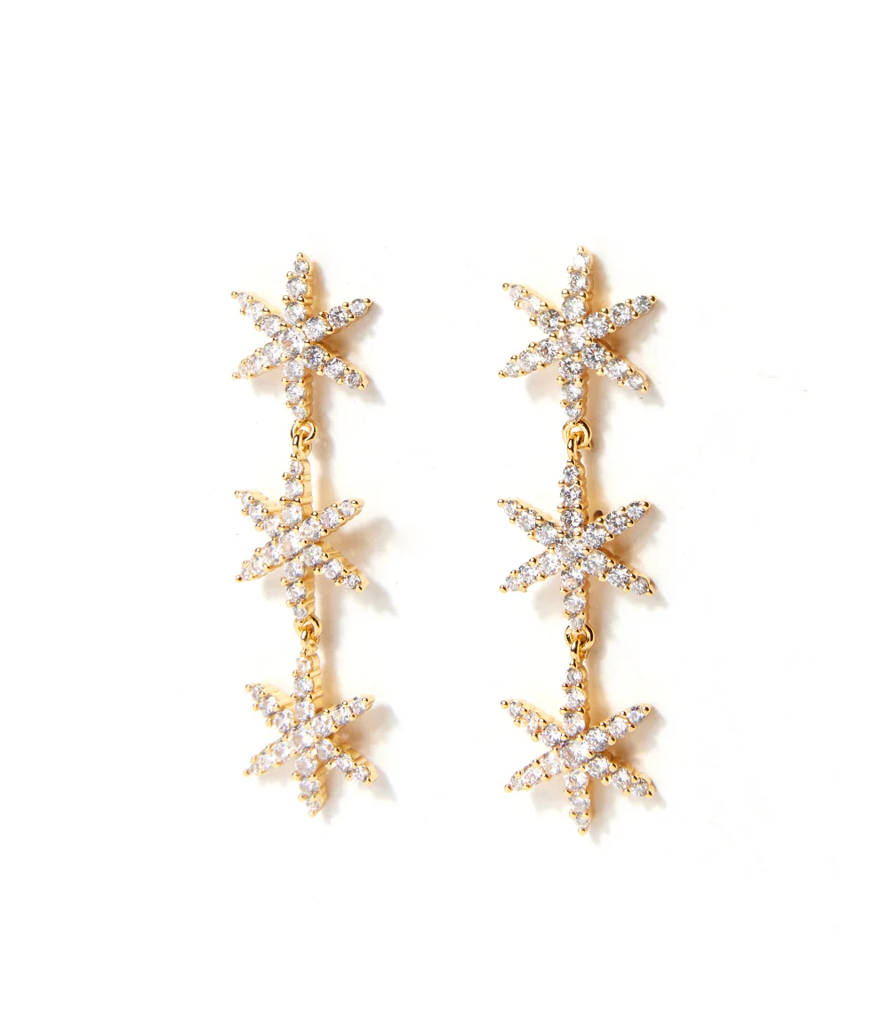 Triple Star Earrings - Image 7