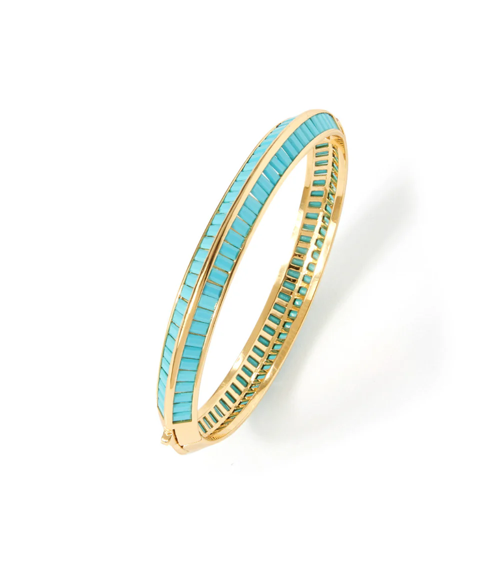 Turquoise Beaded Bangle - Image 4