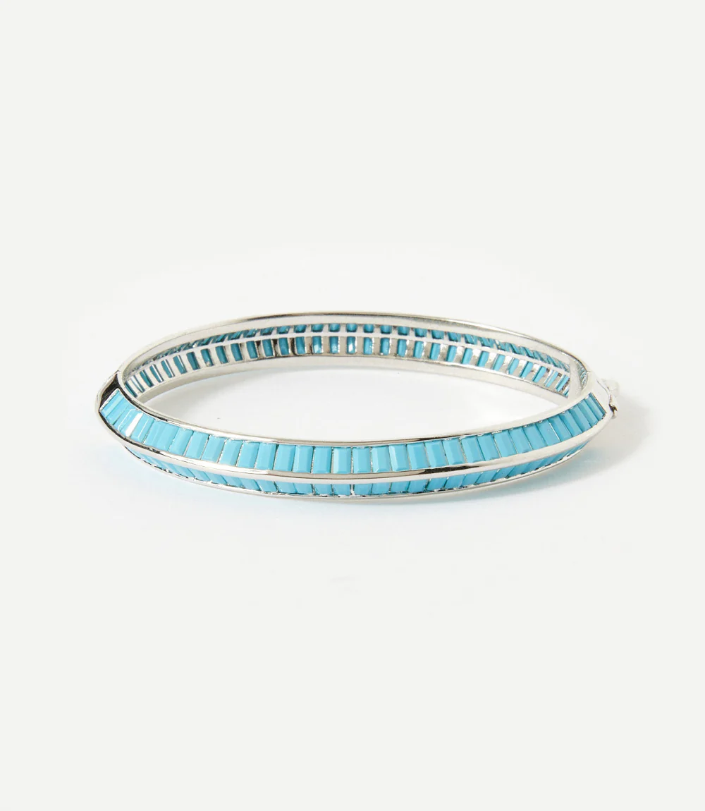 Turquoise Beaded Bangle - Image 2
