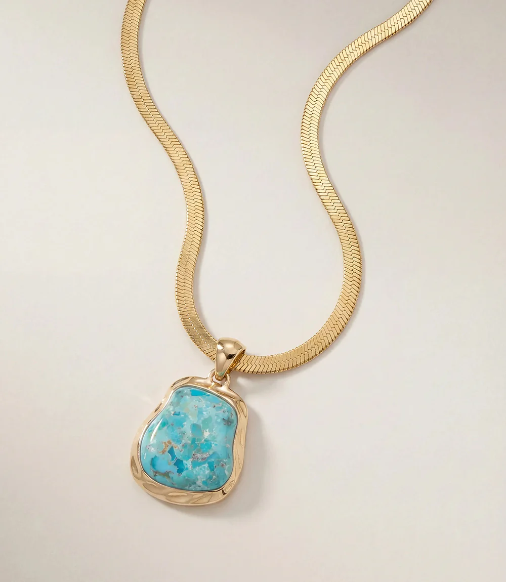 Turquoise Pendant Necklace - Image 5