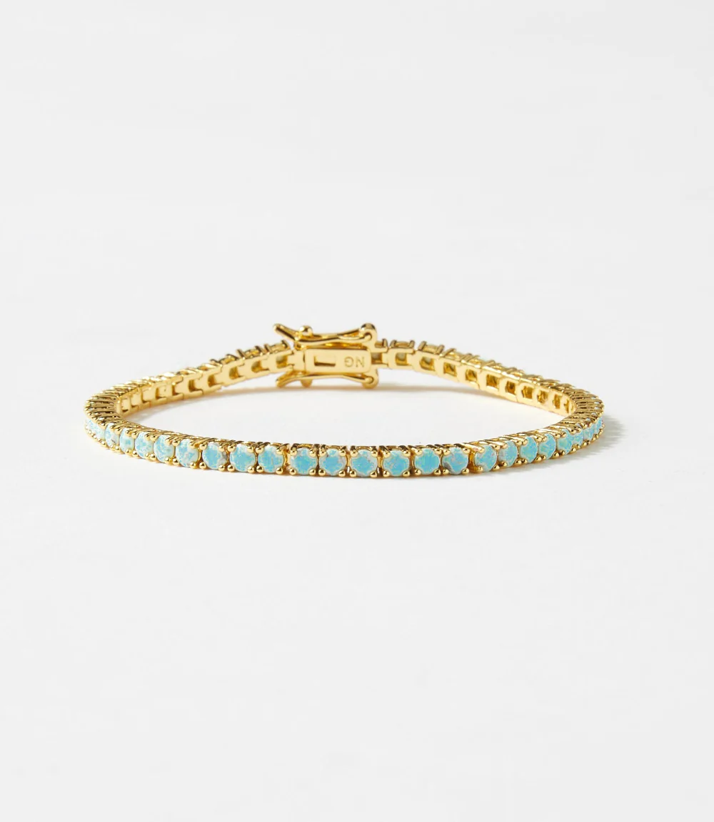Turquoise Tennis Bracelet - Image 2
