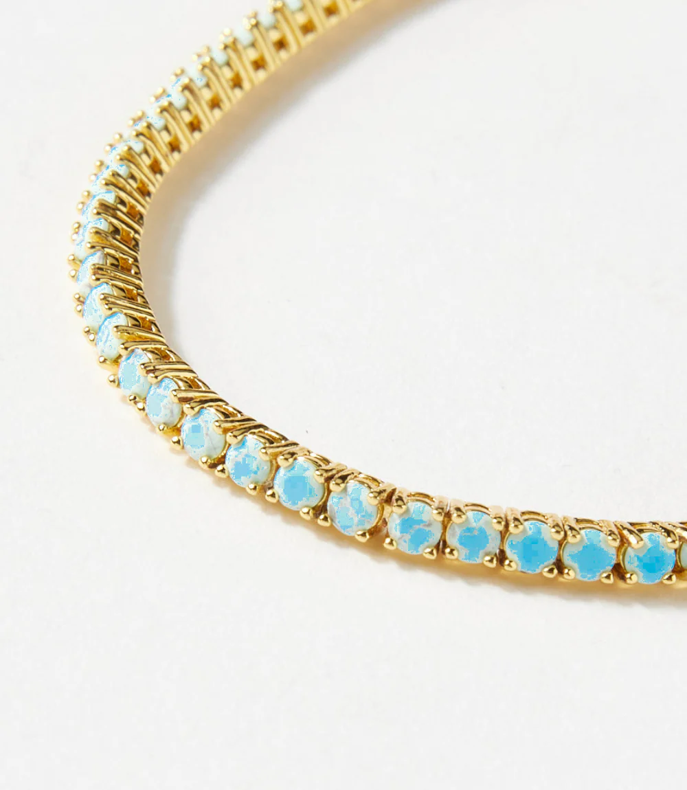 Turquoise Tennis Bracelet - Image 3
