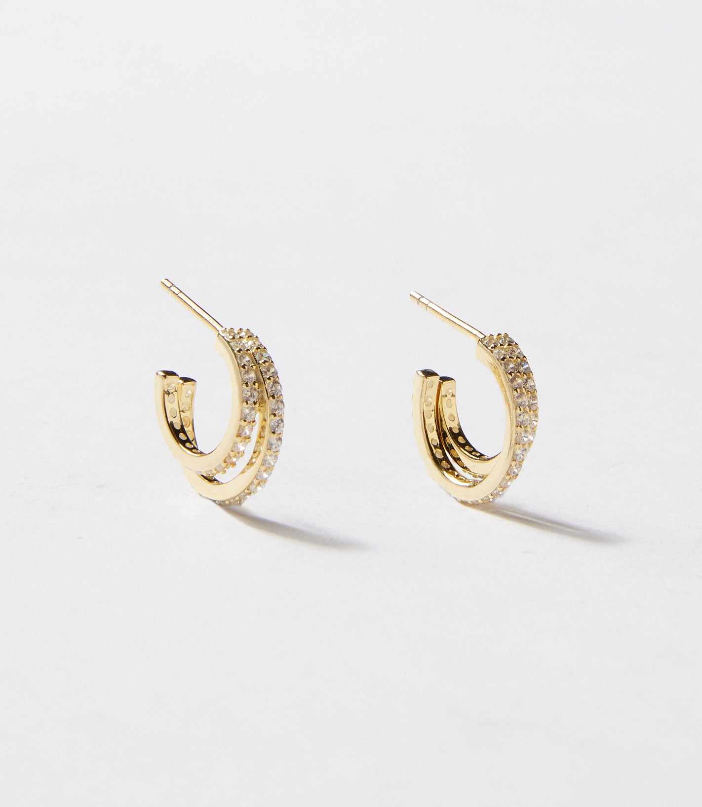 Twin Huggie Earrings - Image 3