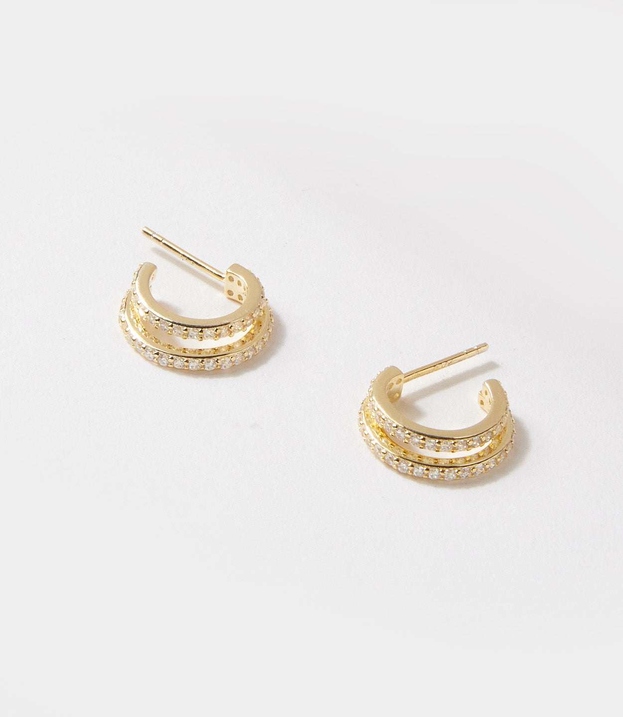 Twin Huggie Earrings - Image 4