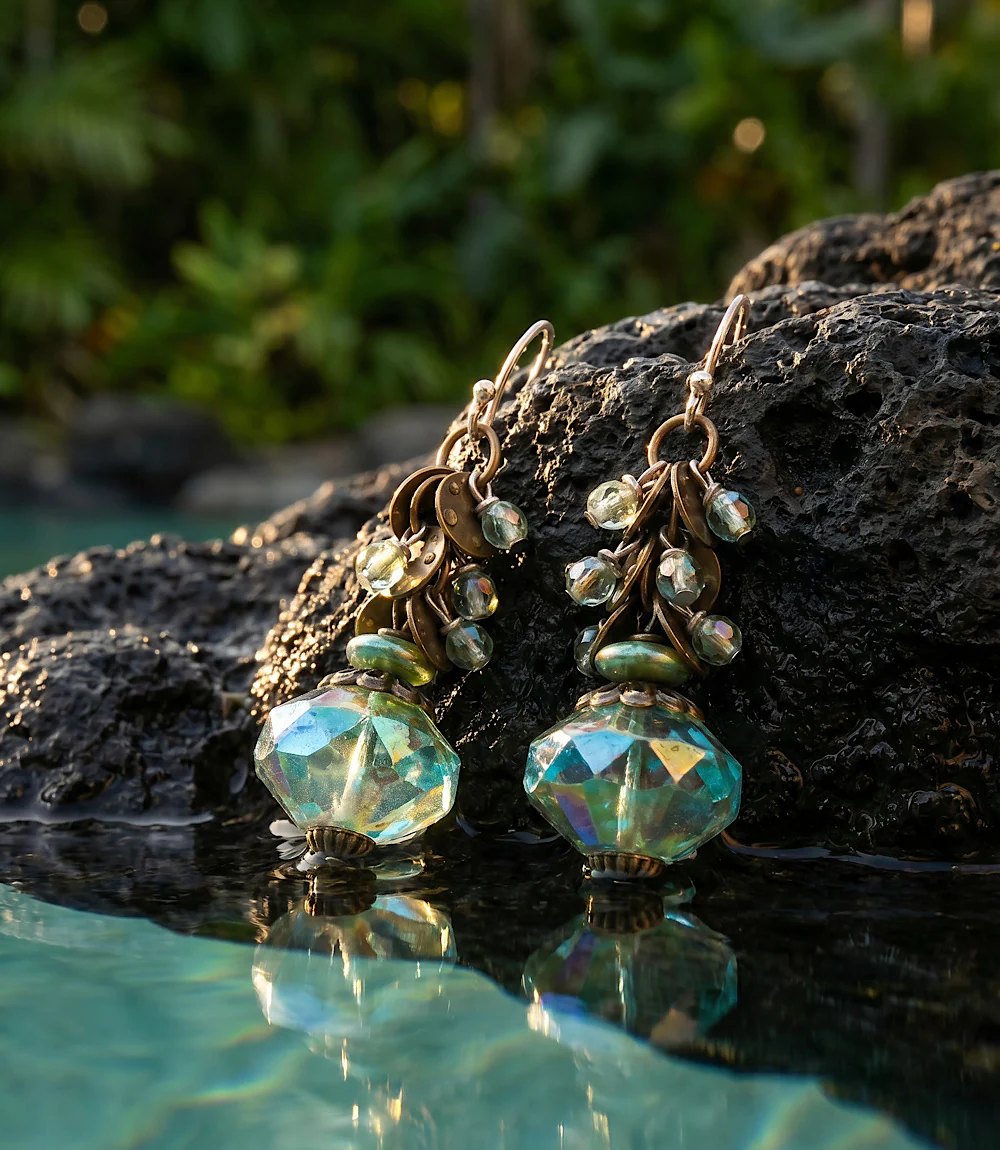 Venetian Dream Antique Medallion Earrings