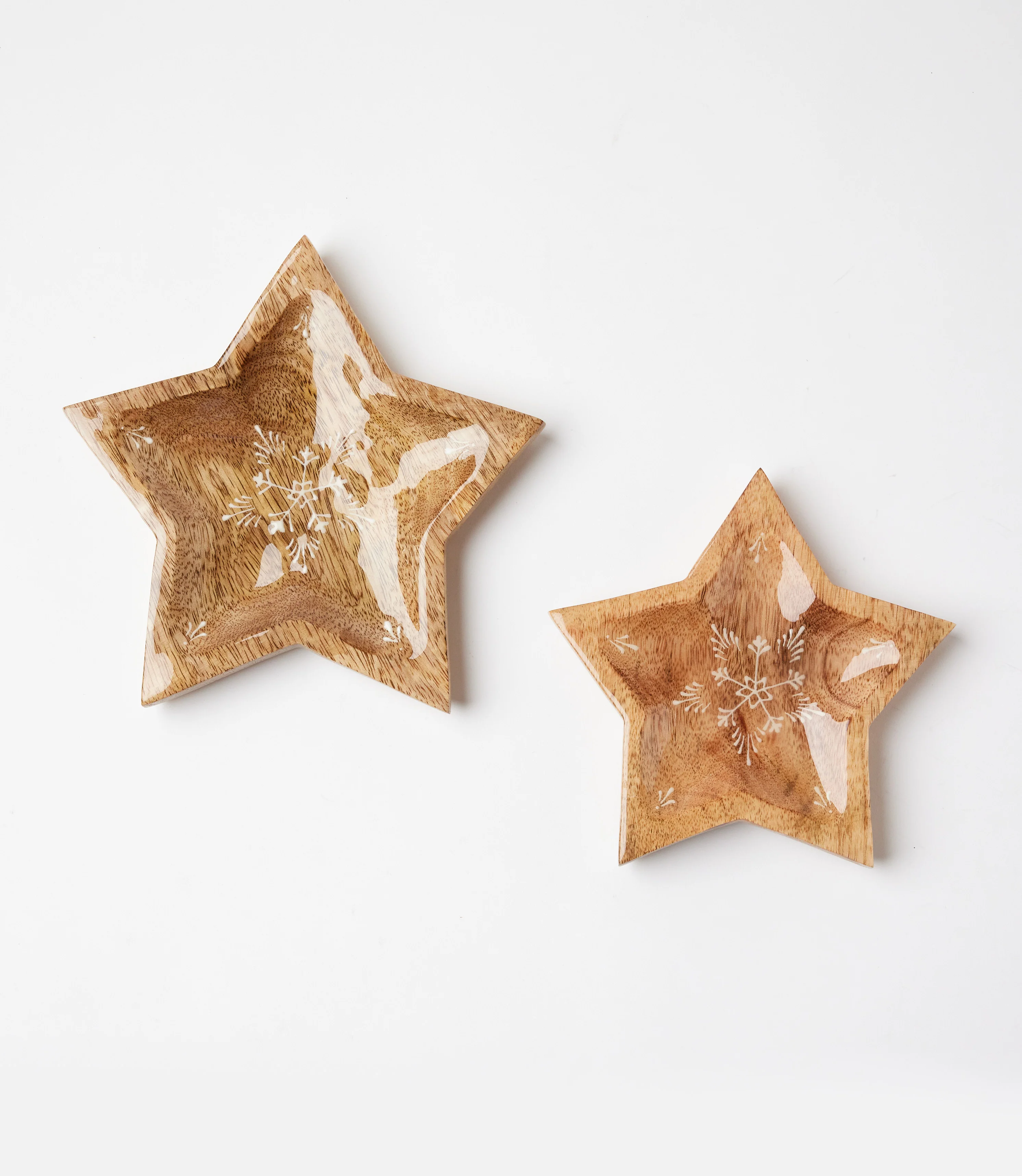 Wooden Star Serving Trays, Set Of 2 - Image 4